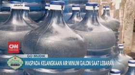 VIDEO: Waspada Kelangkaan Air Minum Galon Saat Lebaran
