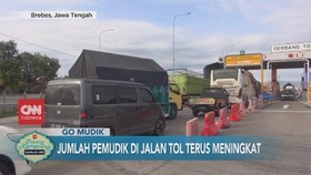 VIDEO: Jumlah Pemudik di Jalan Tol Terus Meningkat