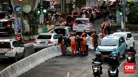 Dishub DKI Desain Ulang Jalur Sepeda dan Trotoar Simpang Santa