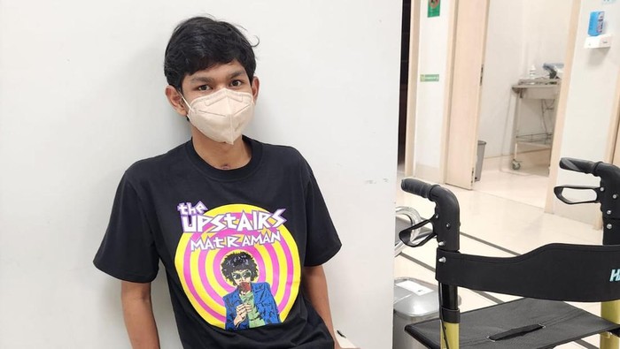 Potret terbaru David usai keluar dari RS