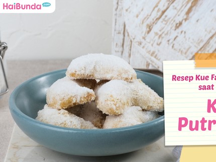 Resep Kue Putri Salju, Favorit Keluarga saat Lebaran