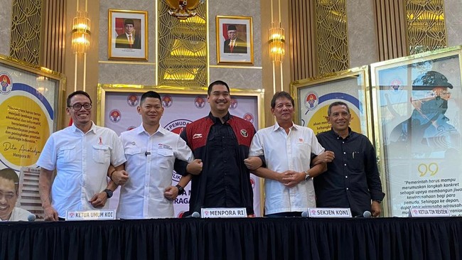 Menpora Dito Ariotedjo mengumumkan bahwa Indonesia resmi mengirimkan 599 atlet untuk bertanding di SEA Games 2023 Kamboja.
