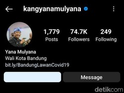 Pasca OTT Akun Instagram Yana Mulyana Lenyap!