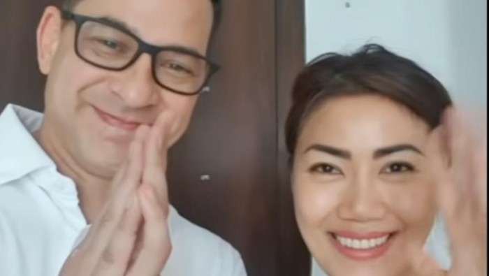 Ari Wibowo dan Inge Anugrah saat tampil di Instagram.