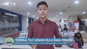 VIDEO: Terminal Pulo Gebang Mulai Ramai Pemudik