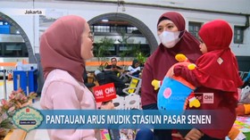 VIDEO: Pantauan Arus Mudik Stasiun Pasar Senen