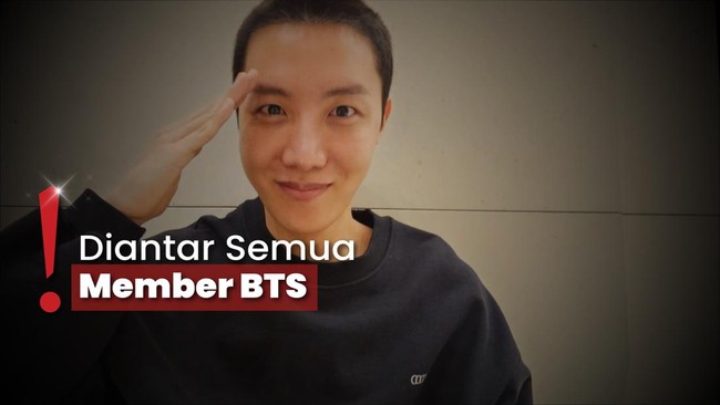 Pamer Rambut Cepak, J-Hope BTS Mulai Wajib Militer Hari Ini