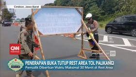 VIDEO: Penerapan Buka Tutup Rest Area Tol Palikanci