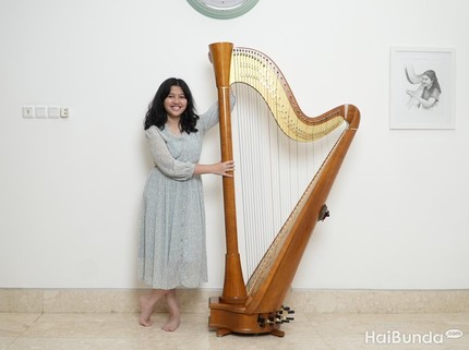 7 Tips Parenting Ibunda Sherazade, Didik Anak Berprestasi Jadi Musisi Harpa