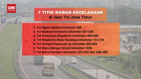 VIDEO: Catat, 7 Titik Rawan Kecelakaan Di Tol Jawa Timur