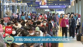 VIDEO: 41 Ribu Orang Keluar Jakarta dengan Kereta