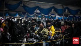 Antrean Pemudik di Ciwandan Berangsur Normal Usai Membeludak Dini Hari