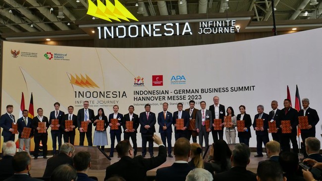 Presiden Joko Widodo mengajak Jerman untuk menjadi bagian penting kemitraan bisnis dengan Indonesia dalam acara Indonesia-Germany Business Summit.