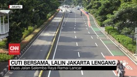 VIDEO: Cuti Bersama, Lalu Lintas Ibukota Jakarta Lengang