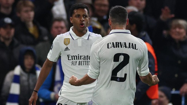 Winger Real Madrid Rodrygo memberikan alasan kocak melakukan selebrasi 'Siuu' ala Cristiano Ronaldo usai membobol gawang Chelsea di Liga Champions.