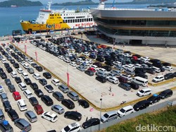 Mudik Lebaran, 53.884 Kendaraan Lintasi Pelabuhan Bakauheni Lampung