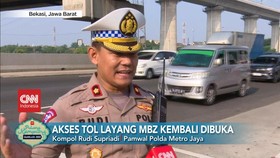 VIDEO: Pembukaan Tol MBZ Berhasil Mengurai Kepadatan di Tol Cikampek