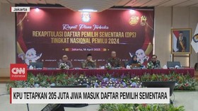 VIDEO: KPU Tetapkan 205 Juta Jiwa Masuk Daftar Pemilih Sementara