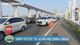 VIDEO: Melihat Langsung Arus Mudik Tol Layang MBZ
