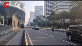 VIDEO: H-3 Lebaran Arus Lalin Jalan Protokol Jakarta Lengang