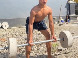 Kisah Marlon, Pemuda Desa Berotot Kekar yang Dipuji Arnold Schwarzenegger