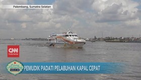 VIDEO: Ratusan Pemudik Padati Pelabuhan Kapal Cepat