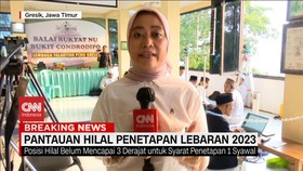 VIDEO: Pantauan Hilal di Gresik Jawa Timur, Penetapan Idul Fitri 2023