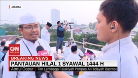 VIDEO: Pantauan Hilal di Jakarta Penetapan Idul Fitri 2023