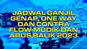 INFOGRAFIS: Jadwal Gage, One Way dan Contra Flow Mudik dan Arus Balik