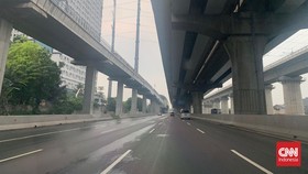 H-1 Lebaran, Arus Bawah Jalan Tol Japek Hingga KM 57 Lancar Pagi Ini