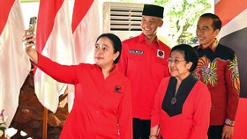 Puan Unggah Momen Bersama '3 Presiden' dan Ganjar Capres PDIP