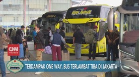 VIDEO: Terdampak One Way, Bius Terlambat Tiba di jakarta