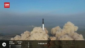 VIDEO: Detik-detik Roket Starship SpaceX Meledak Saat Meluncur