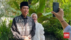 Presiden Jokowi dan Iriana Akan Nyoblos di Gambir Hari Ini