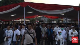 Ribuan Jemaah Mulai Padati Masjid Istiqlal untuk Salat Idulfitri