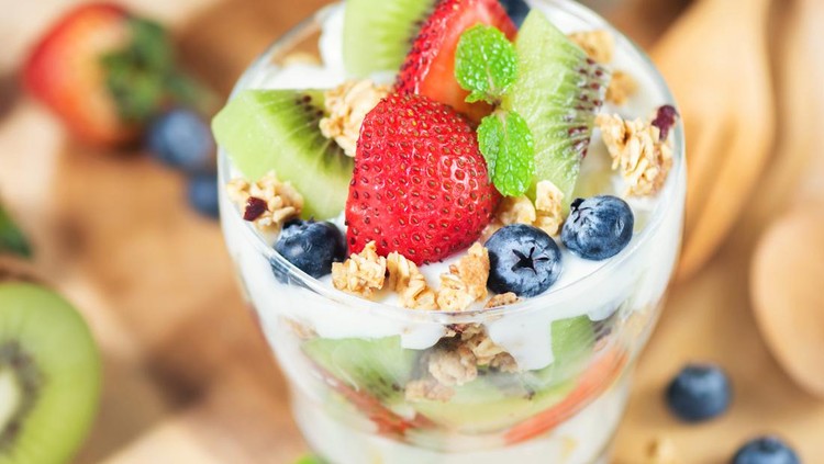 Resep Salad Buah Saus Yogurt Resep Salad Buah Saus Yogurt