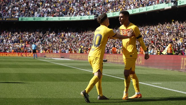 Barcelona meraih kemenangan 1-0 atas Atletico Madrid pada pekan ke-30 Liga Spanyol di Camp Nou, Minggu (23/4) malam WIB.