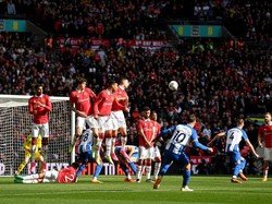 Semifinal Piala FA: Babak I Brighton Vs MU Tanpa Gol