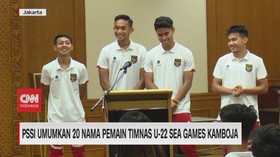 VIDEO: PSSI Umumkan 20 Nama Pemain Timnas U-22 Sea Games Kamboja