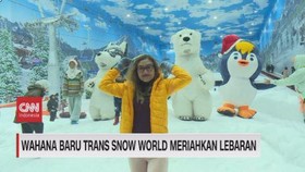 VIDEO: Wahana Baru Trans Snow World Meriahkan Lebaran