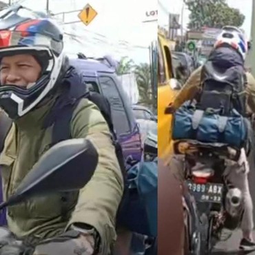 Arus Balik Mudik, Ariel NOAH Sapa Warga di Jalan Saat Kembali ke Jakarta
