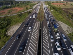 Info Lalin di Tol Cikampek Pagi Ini: One Way Km 70-263, Contraflow Km 47-70