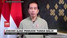VIDEO: Jokowi Ajak Pemudik Tunda Balik
