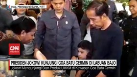 VIDEO: Presiden Jokowi Kunjungi Goa Batu Cermin di Labuan Bajo