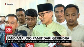 VIDEO: Sandiaga Uno Pamit dari Gerindra