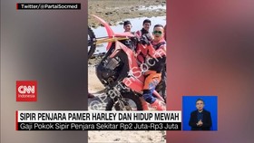 VIDEO: Sipir Penjara Pamer Harley dan Hidup Mewah