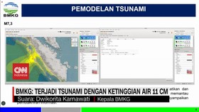 VIDEO: BMKG: Sempat Terjadi Tsunami dengan Ketinggian Air 11 cm
