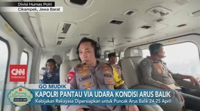 VIDEO: Kapolri Pantau Via Udara Kondisi Arus Balik