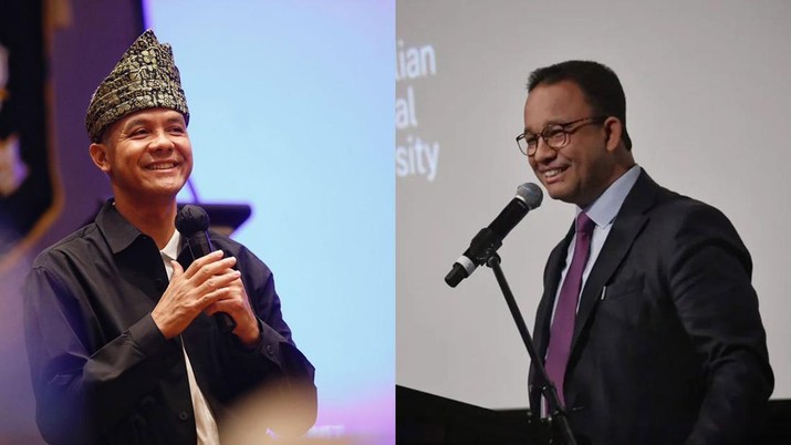 Kolase Anies Baswedan dan Gubernur Jawa Tengah Ganjar Pranowo. (Instagram @aniesbaswedan dan @ ganjar_pranowo)