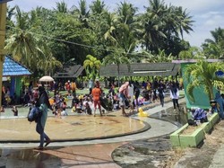 Libur Lebaran, 2.000 Pengunjung Padati Wisata Air Panas Sulili Pinrang